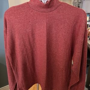 Forever 21 Maroon Turtleneck Sweater